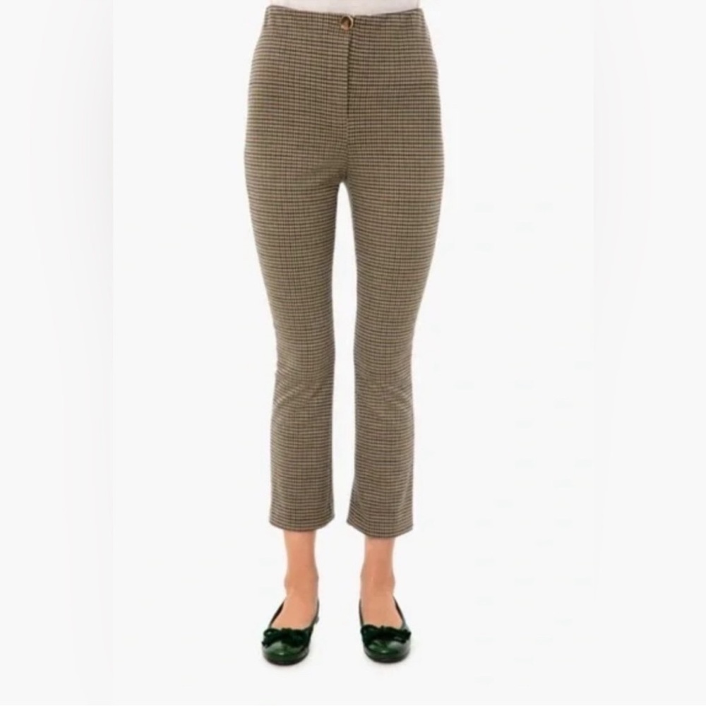 Tuckernuck Black and Brown Checkered Houndstooth Trousers size Large